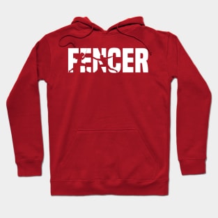 Fencer (white) Hoodie